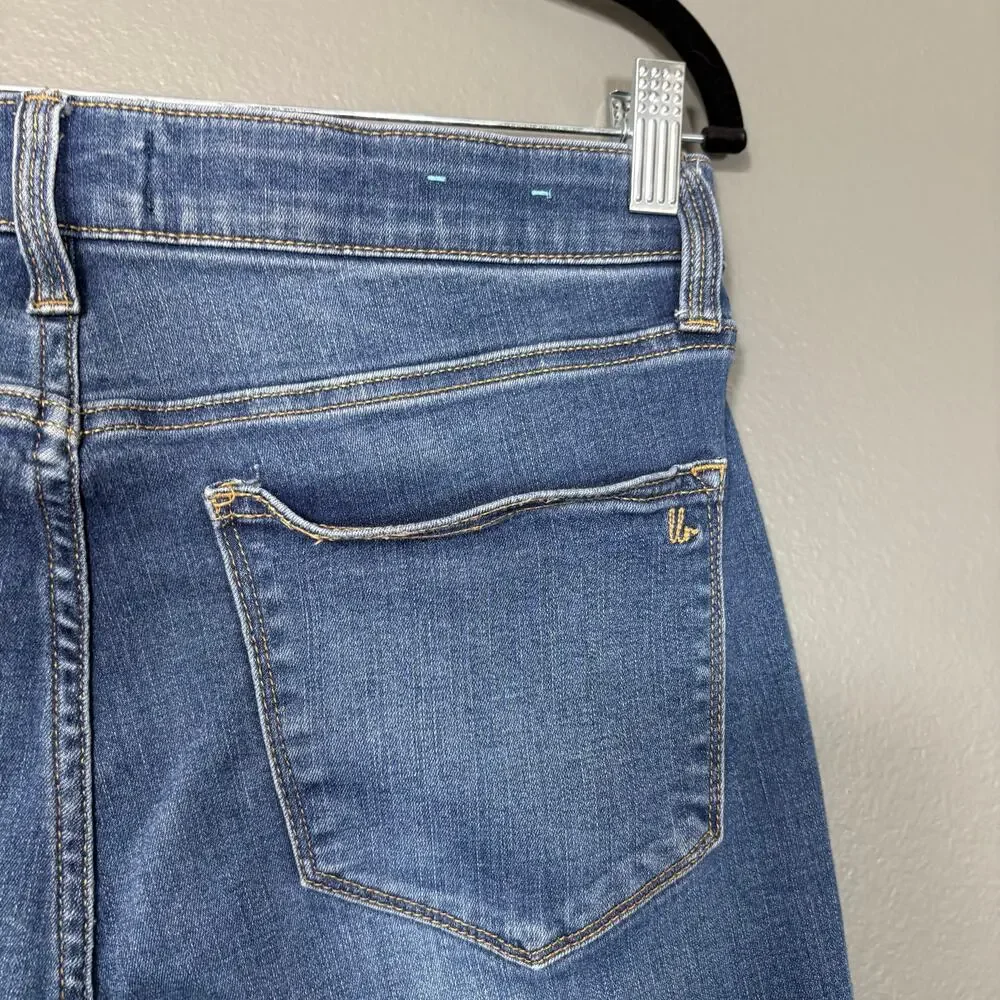 Lularoe Women's Magic Waist Medium Wash Skinny Jeans - Size 30 - Mid Rise Waist